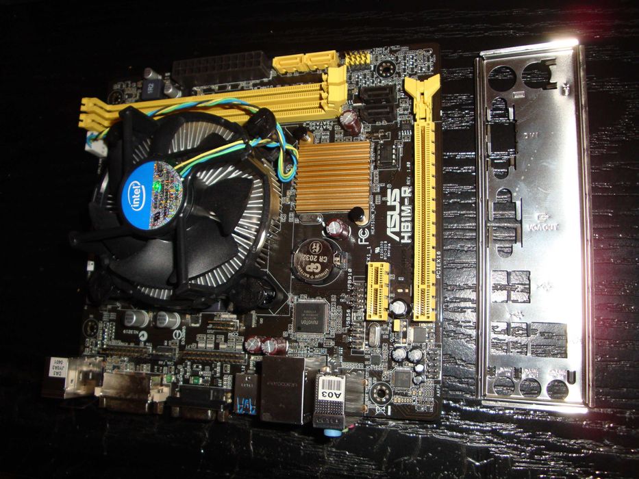 kit mini itx Asus H81M-R i5 4670 3.8Ghz cooler intel original