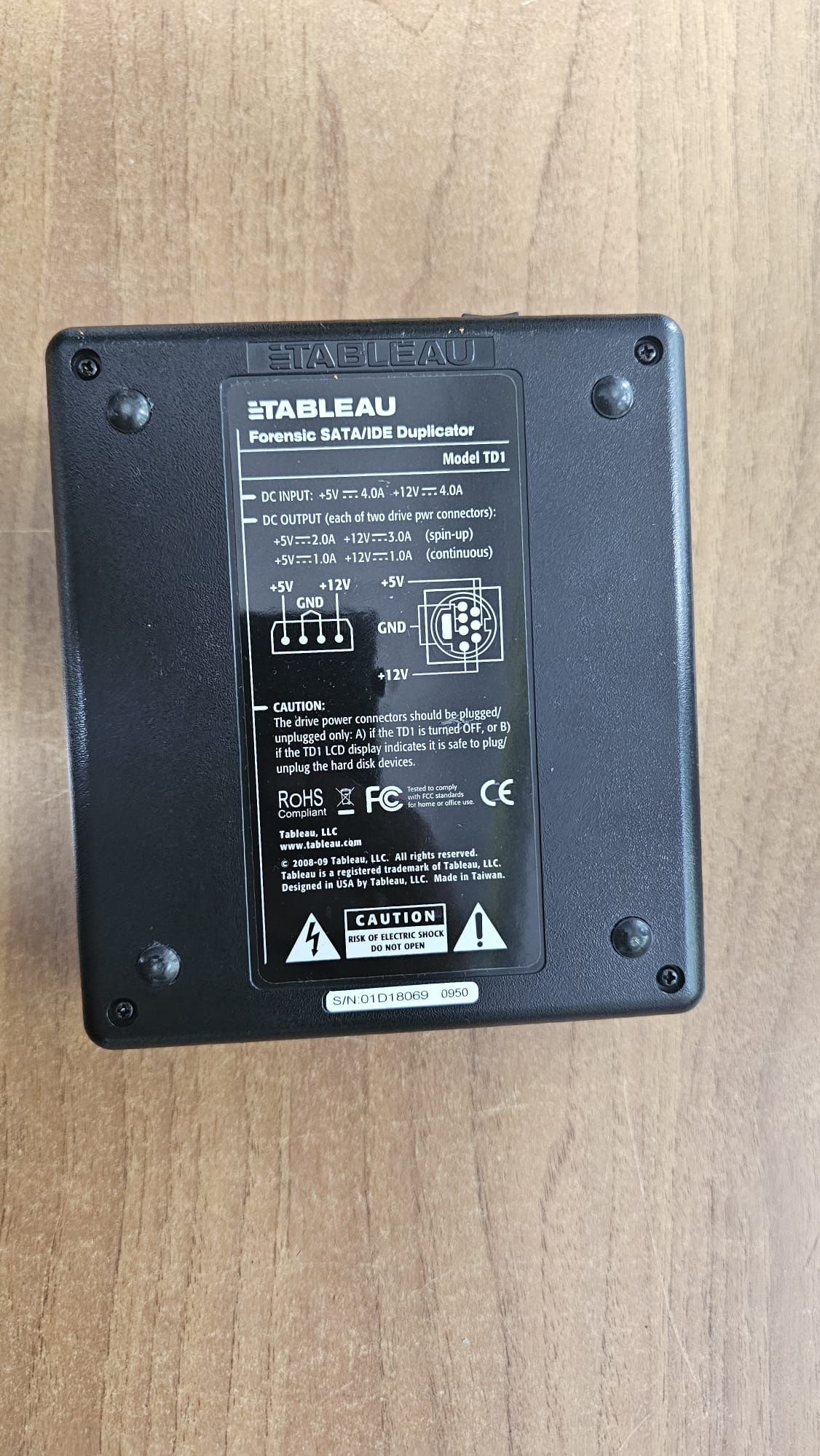 Duplicator Tableau td 2 forensic