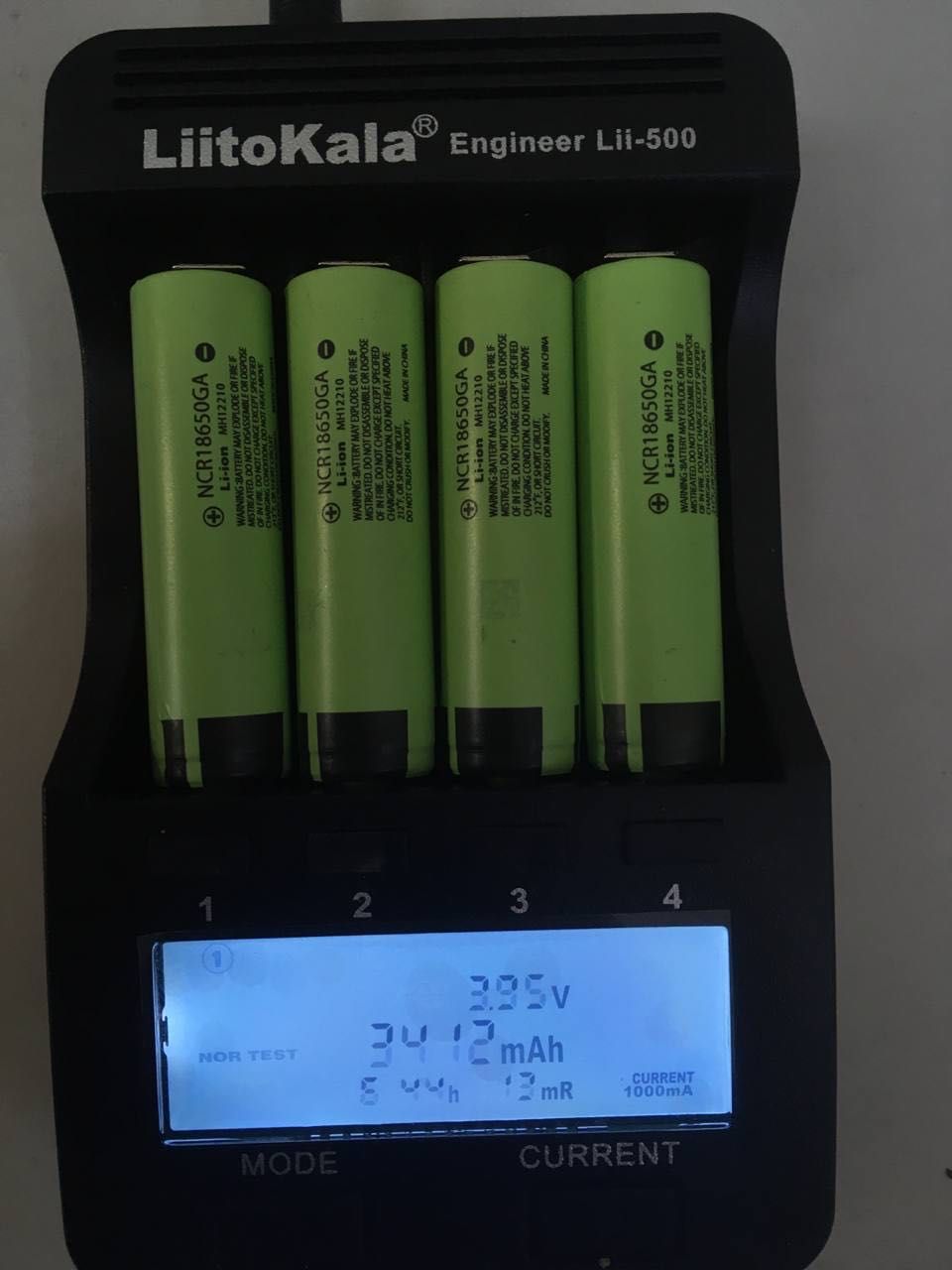 Литиево-йонни батерии, Li-ion cell Panasonic NCR18650GA 3450mAh 10A