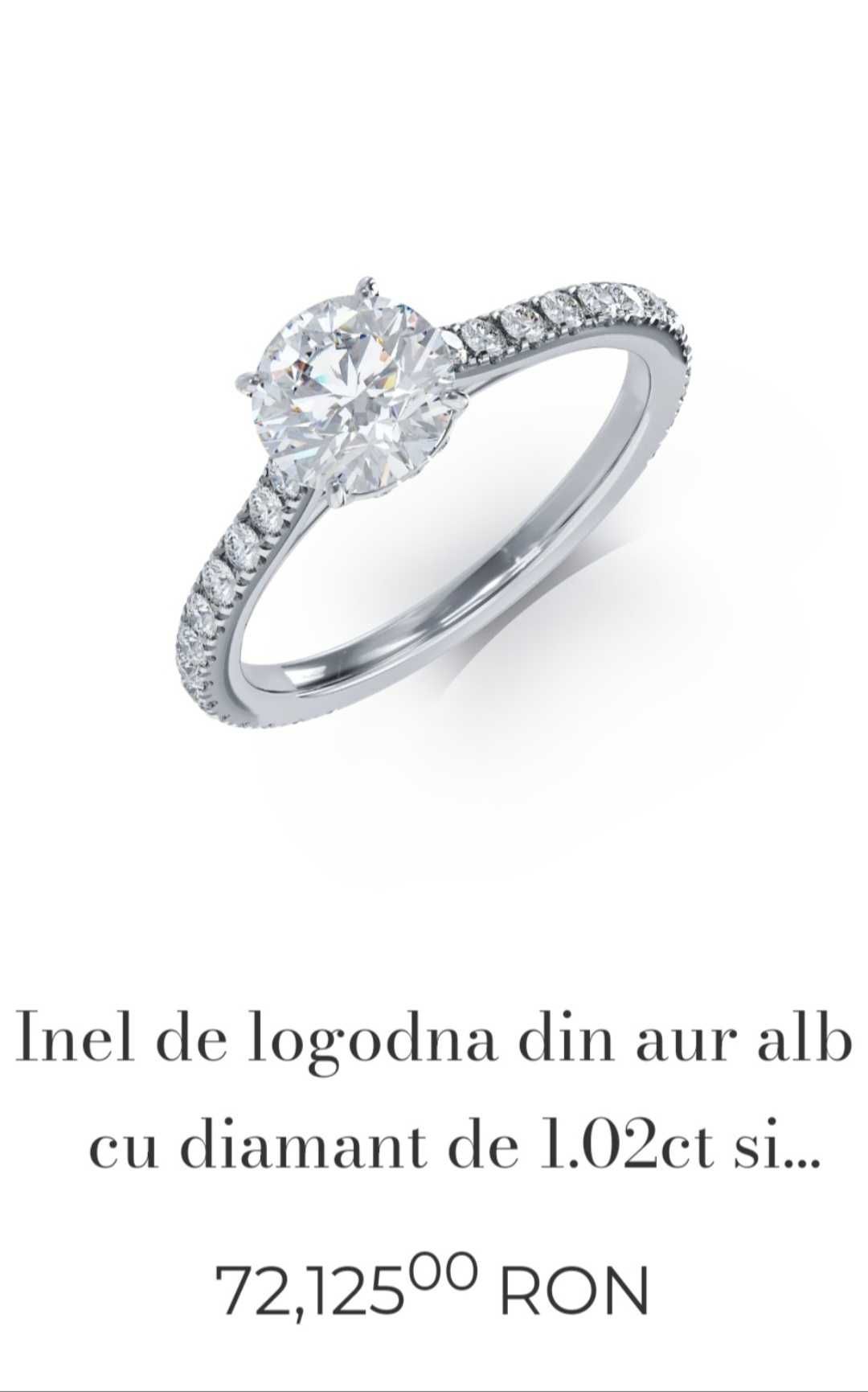 Inel de logodnă Teilor Solitaire Pave