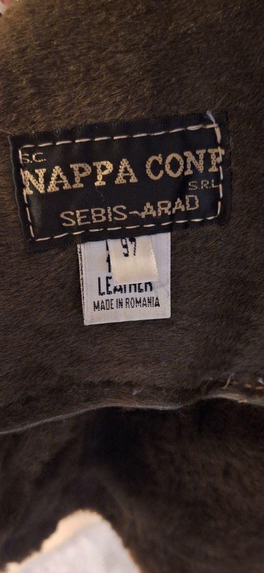 Cojoc din piele si blana naturala