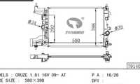 Радиатор охлаждения Chevrolet Cruze 2009- J300/ Orlando J309