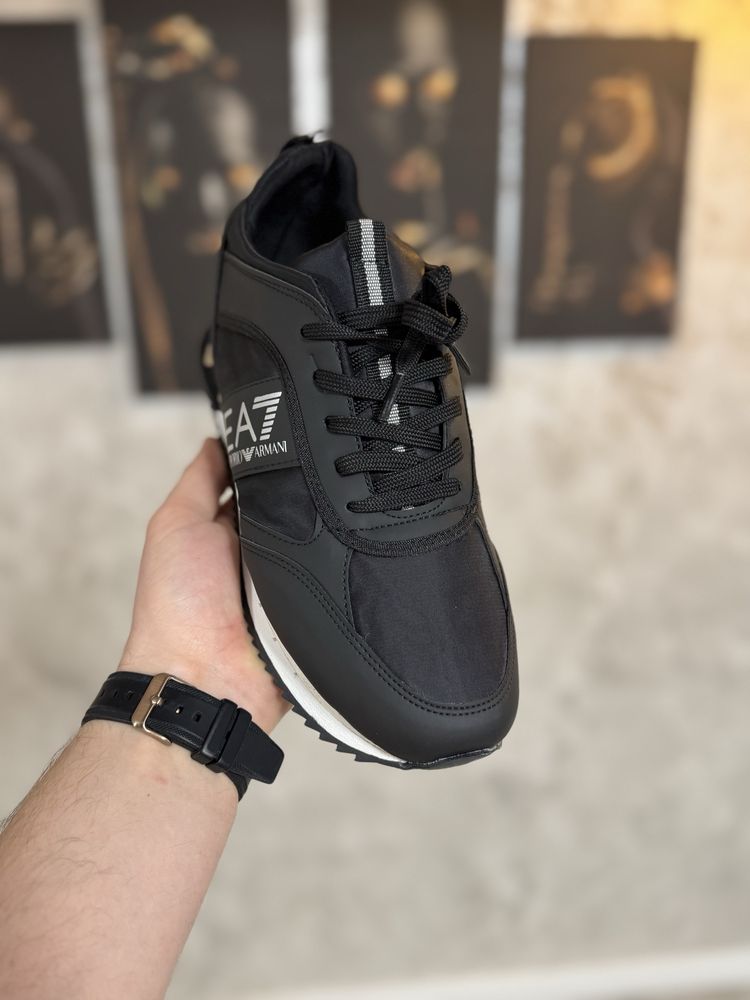 Adidasi Barbati EA7 Armani Black & Silver!