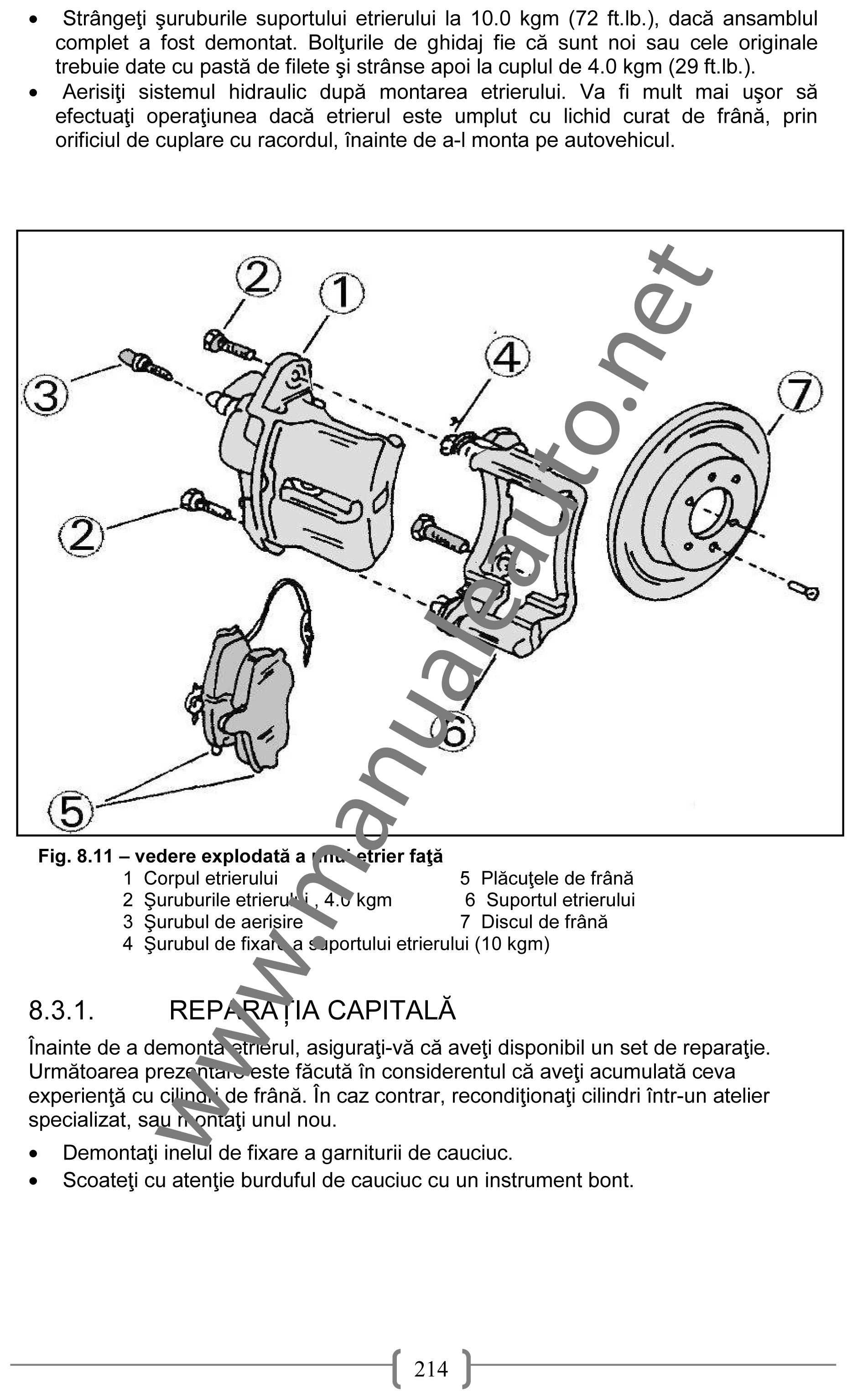 Manual reparatii pentru Renault Clio 1998-2002 in limba romana