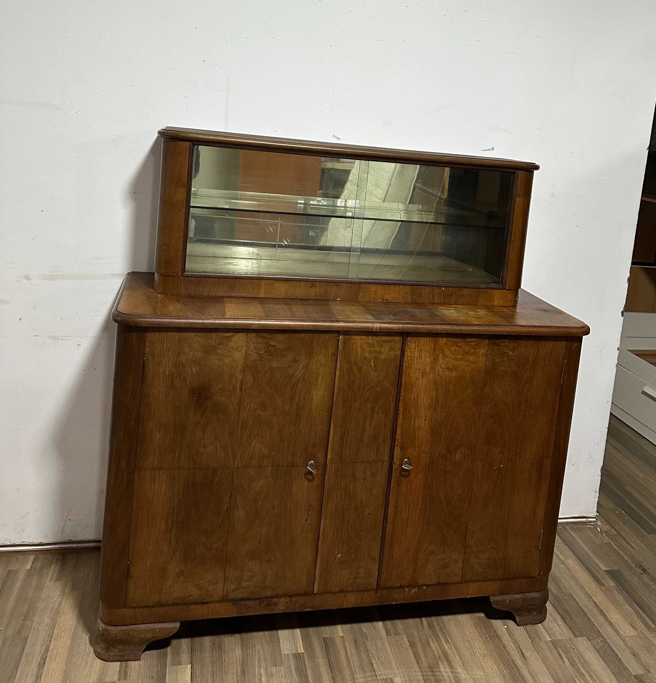 Comoda Vintage Stil ArtDeco; Bufet cu 2 usi si rafturi