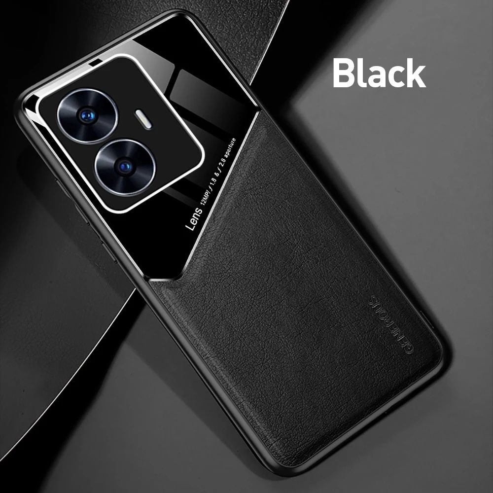 Realme Note 60 / GENEROUS Кожен кейс гръб с магнит