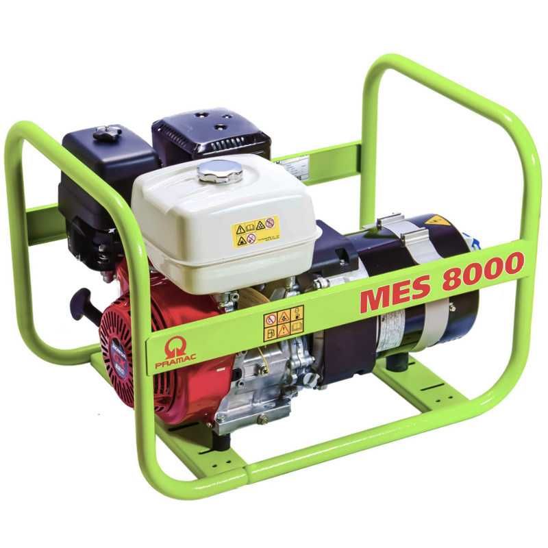 Generator de curent monofazat, 6.4 kW, PRAMAC MES8000, benzina