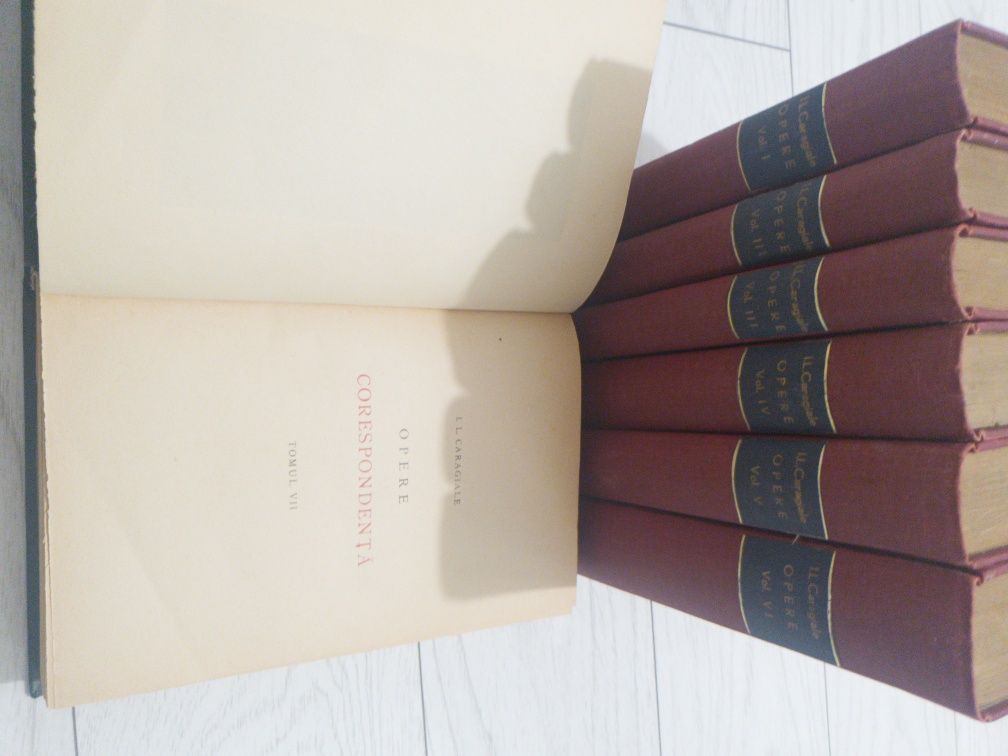 Colectia Caragiale Opere, Completa, 7 vol,Cioculescu,Zarifopol