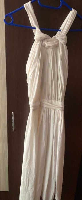 Rochie alba de vara Zara
