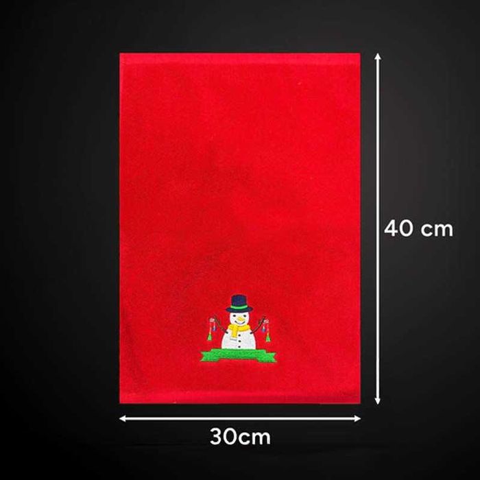 Коледни кърпи RUHHY – комплект от 3 броя (червена, зелена и бяла)