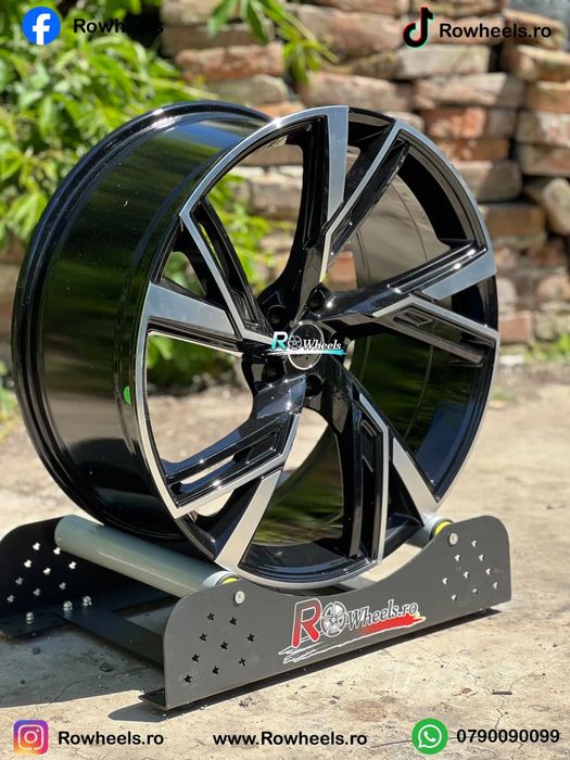 Jante AUDI 22 R22 A6 A7 A8 Q3 Q5 Q7 Q8 22 R22 Black Anvelope Vara Roti audi
