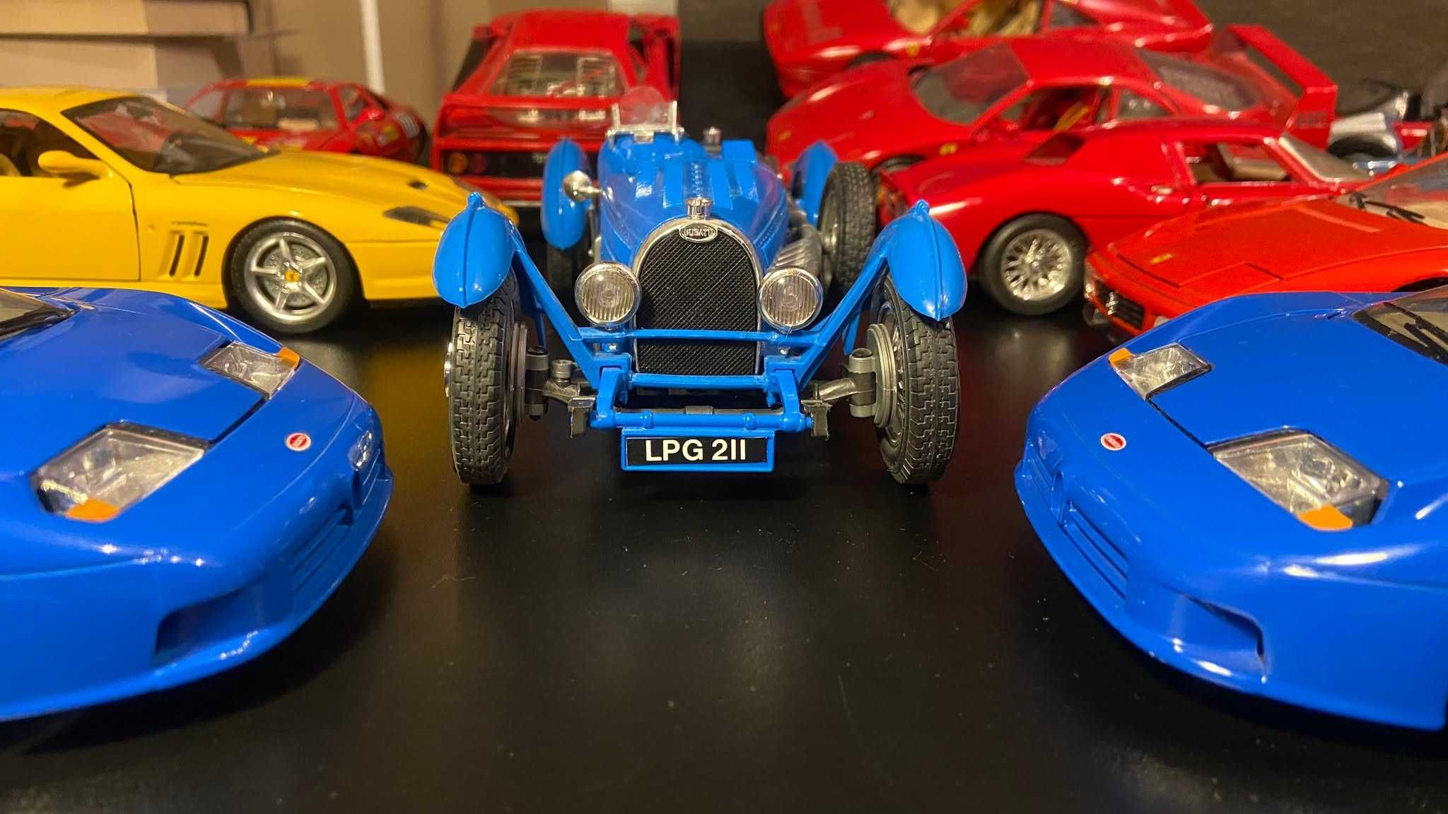 Bburago 1:18 Ferrari, Porsche, Bugatti, Mercedes колекционерски модели