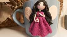 Cadou pentru fetite, sotie/iubita, cana zana handmade