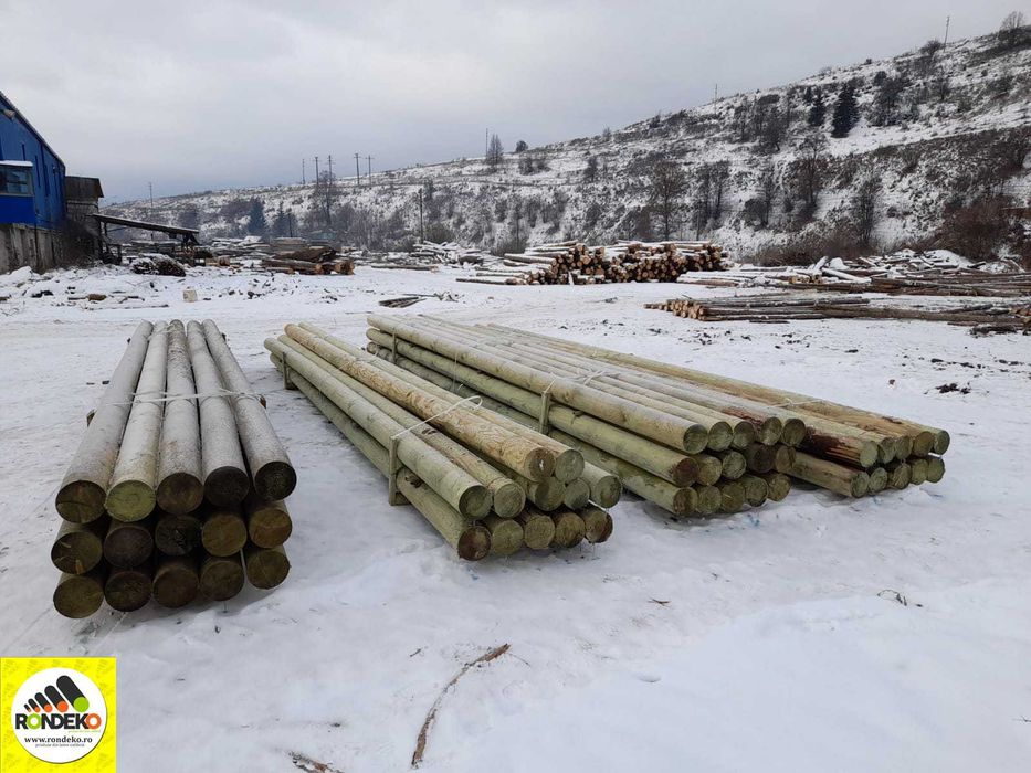 Stalpi din lemn tratat Linii Electrice, Fibra Optica, Telefonie!