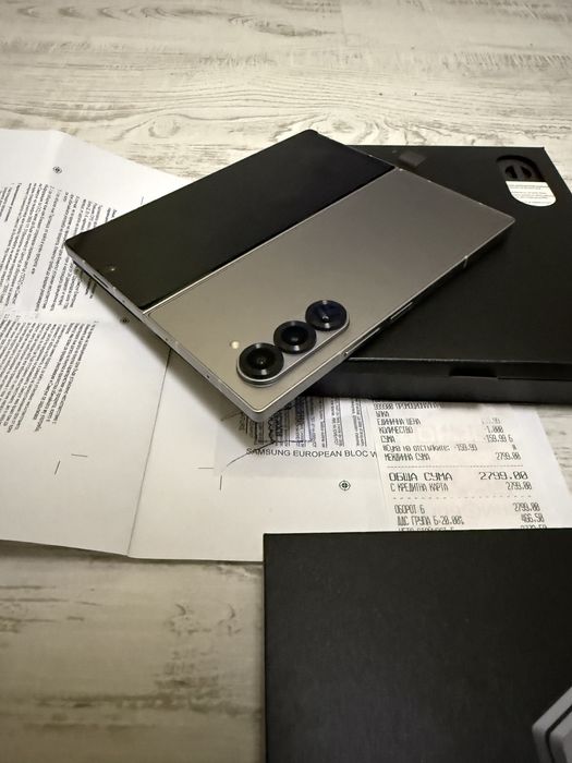 10 ЦИКЪЛА!!! УНИКАТ Samsung Z Fold 6 Silver 256B 5G 24м. ГАРАНЦИЯ