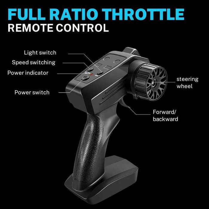 4WD RC Дрифт кола с LED светлини – 20KM/h високоскоростна радиоуправл.