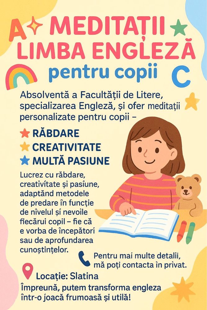 Meditatii engleza