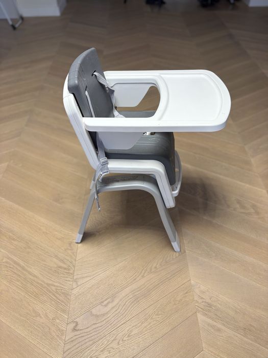 Scaun de masa Nuna Zaaz Pewter Alb/gri