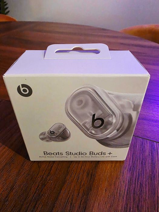 Слушалки Beats Studio Buds+, безжични, шумопотискащи, прозрачни