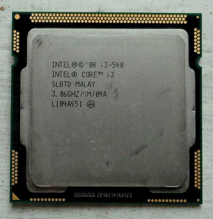 Сокет 1156 процессор i3-540