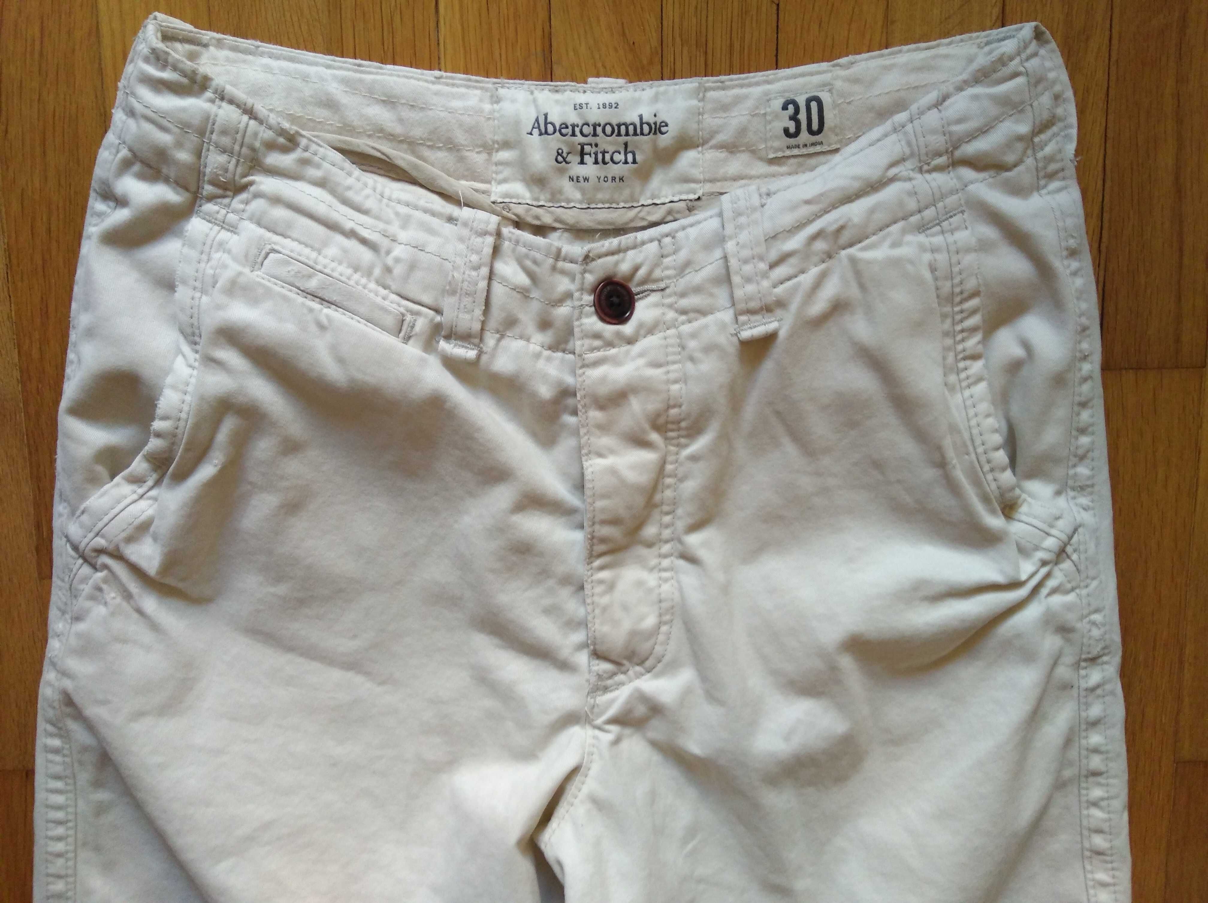 Намалени Abercrombie&Fitch бежови къси панталони мъжки