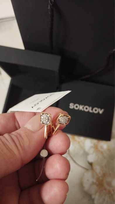 серьги Sokolov 585 проба