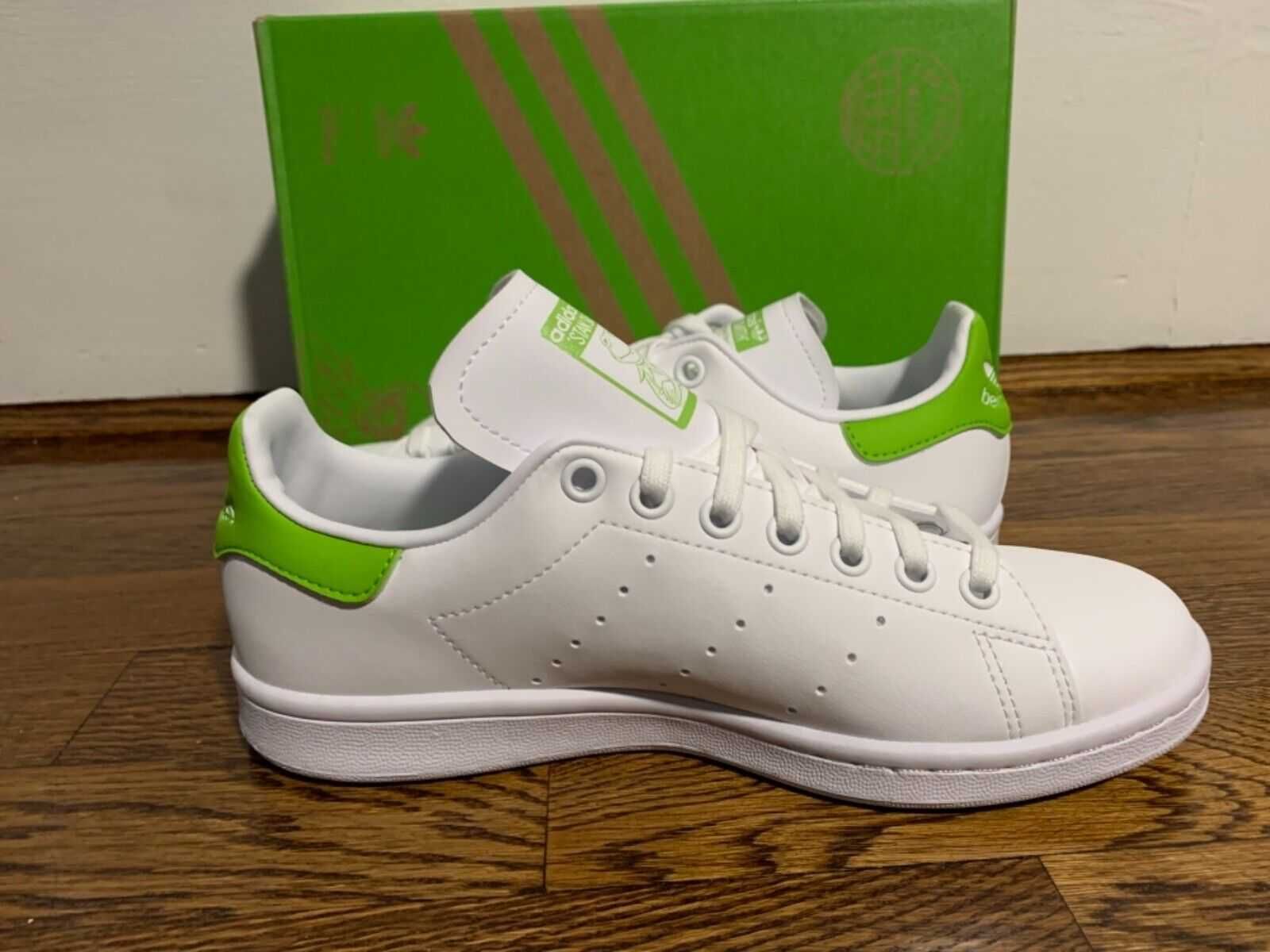 Оригинални мъпетс кецове * ADIDAS STAN SMITH KERMIT * EU38 -38 2/3