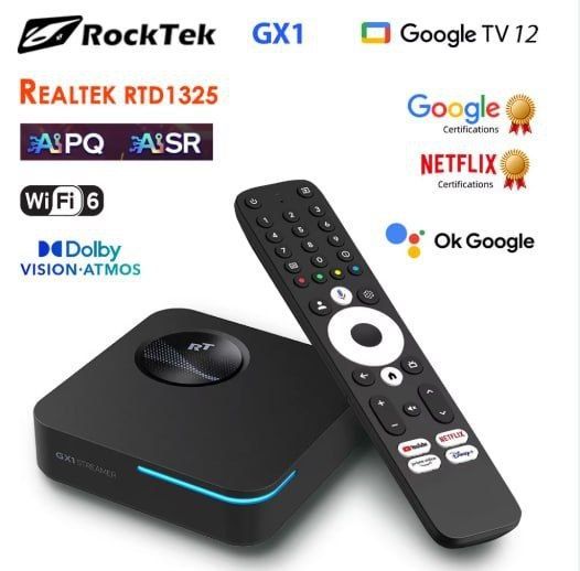 Tv box android tv Rocktek GX1 vs. Homatics Box R 4K Plus 4/32gb