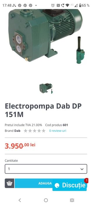 Electropompa Dab DP 151