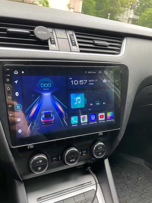 Navigatie android Skoda Octavia 3 CarPlay AndroidAuto DSP SIM GPS USB