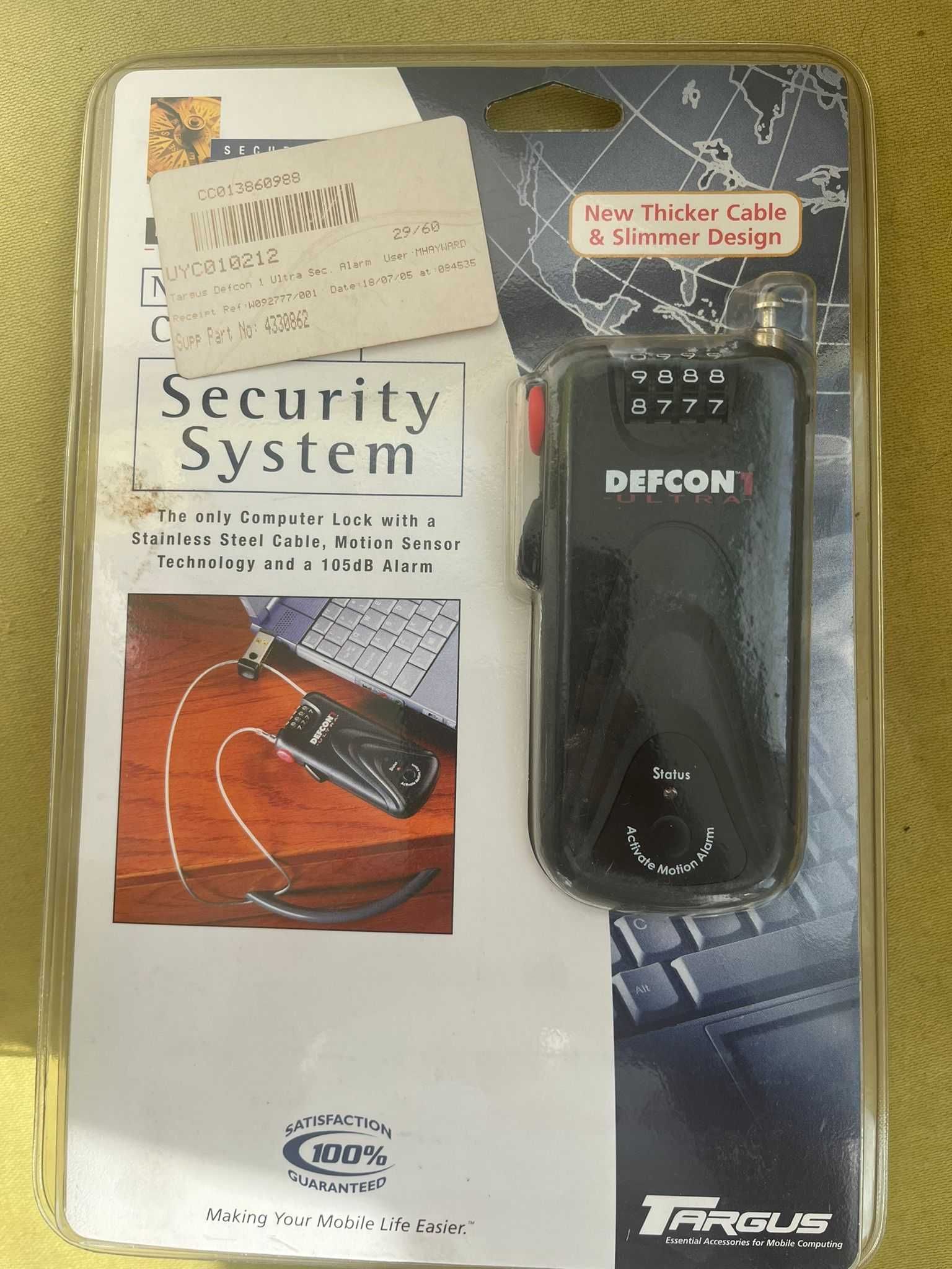 Security system Targus pentru calatorii in sisguranta