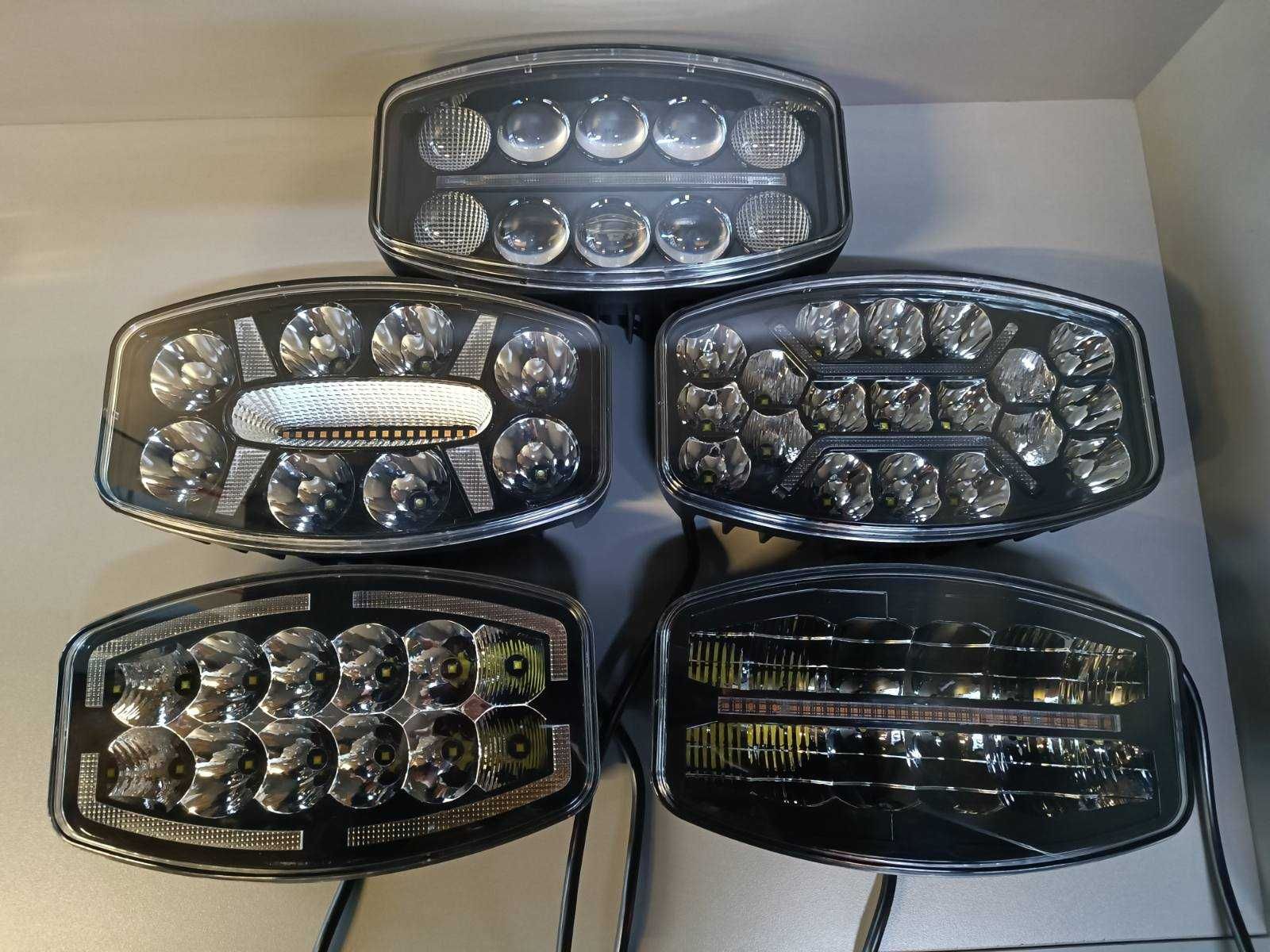 LED работна лампа 12V-24V бяла и жълта светлина 4х4 АТВ Коли