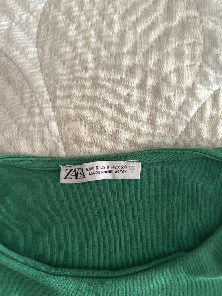 Зелена рокля ZARA