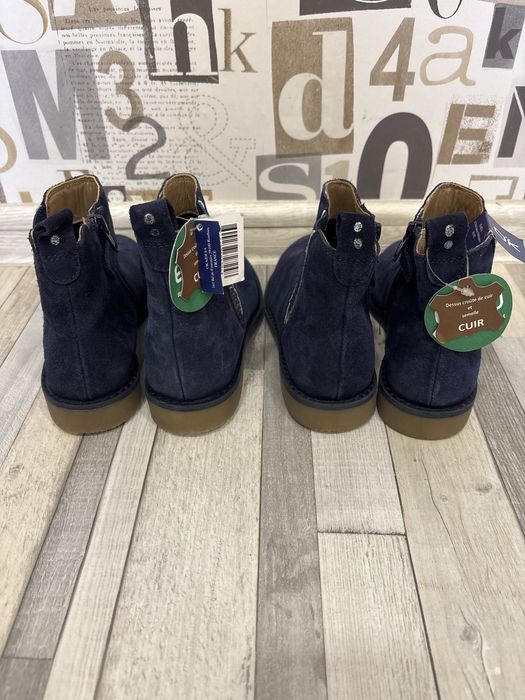 Боти от естествен велур okaidi-obaibi