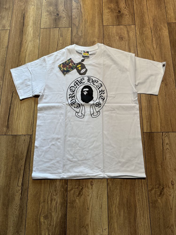 Bape x Chrome Hearts White T-shirt
