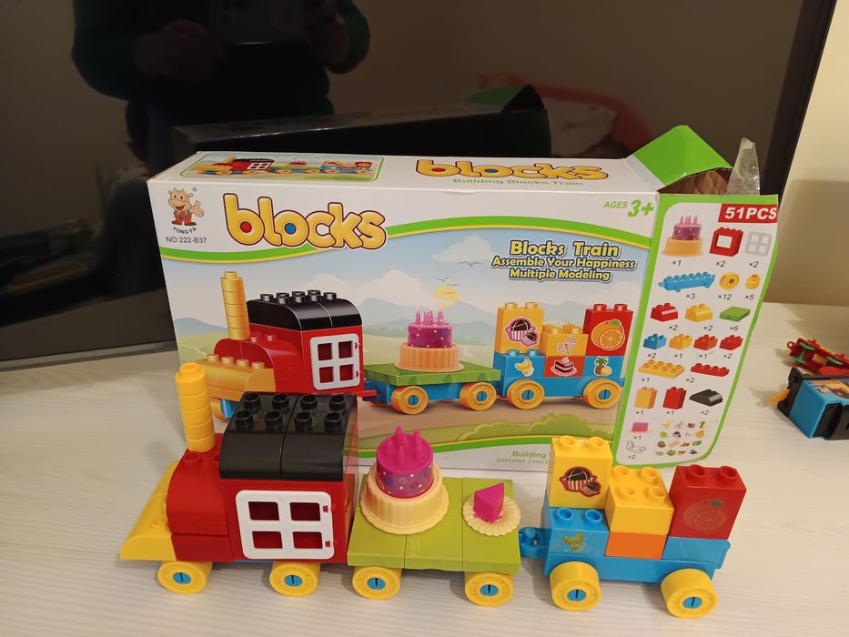 Trenuleț lego pentri copii