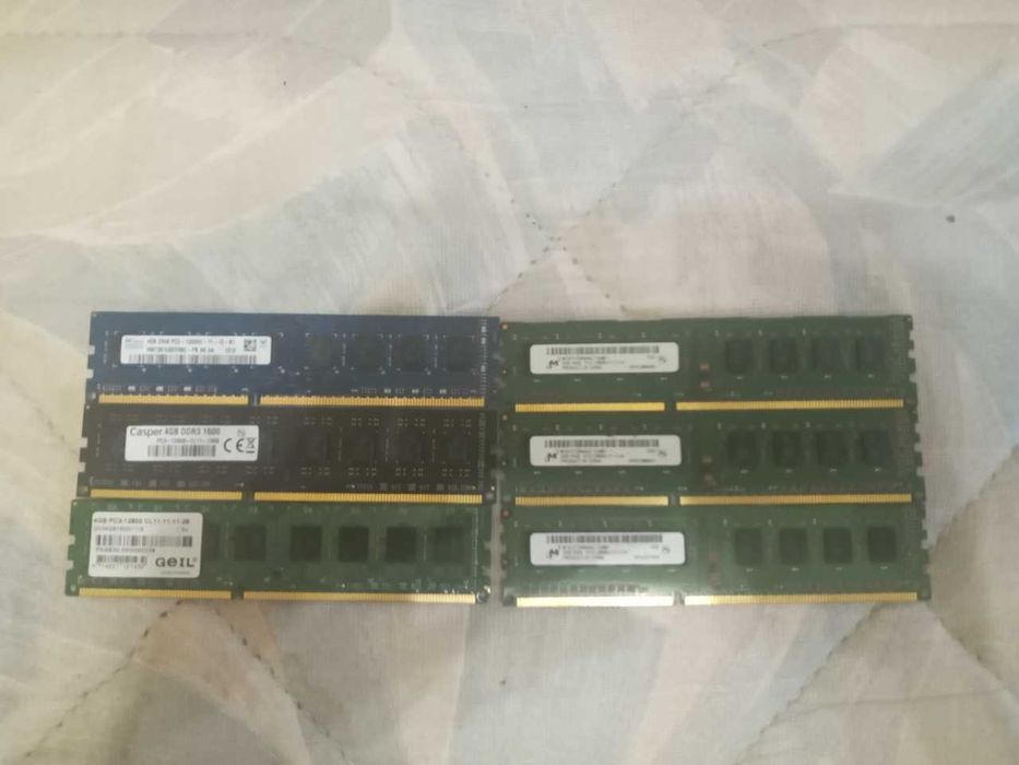 продам озу ддр3 по 2 и 4 гигабайта