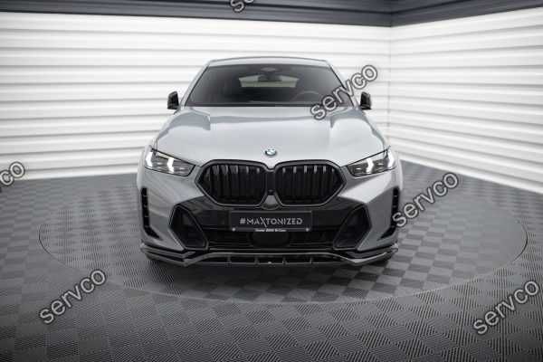prelungire lip bara fata BMW X6 G06 2023- v4 Maxton Design