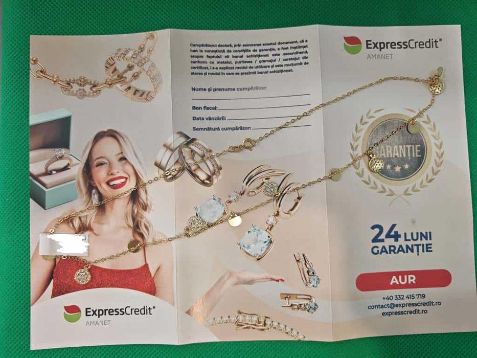 (Ag44 B6346.2) Lant aur 14K 4.59g