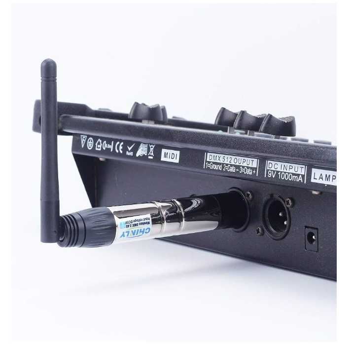 Controller DMX wireless 512 Chinly 1 transmiter 5 recivere Acumulator