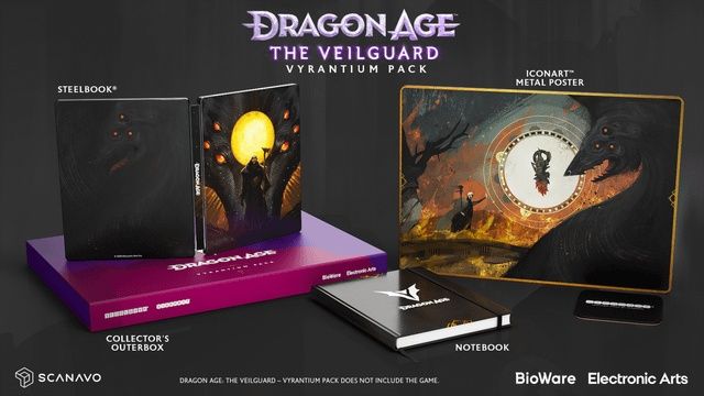 Dragon Age Veilguard Vyrantium Pack cu steelbook