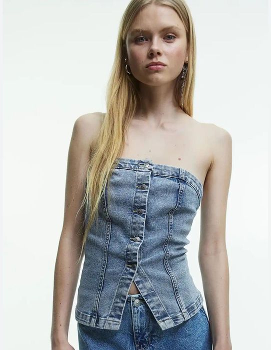 дънков топ бандо H&M