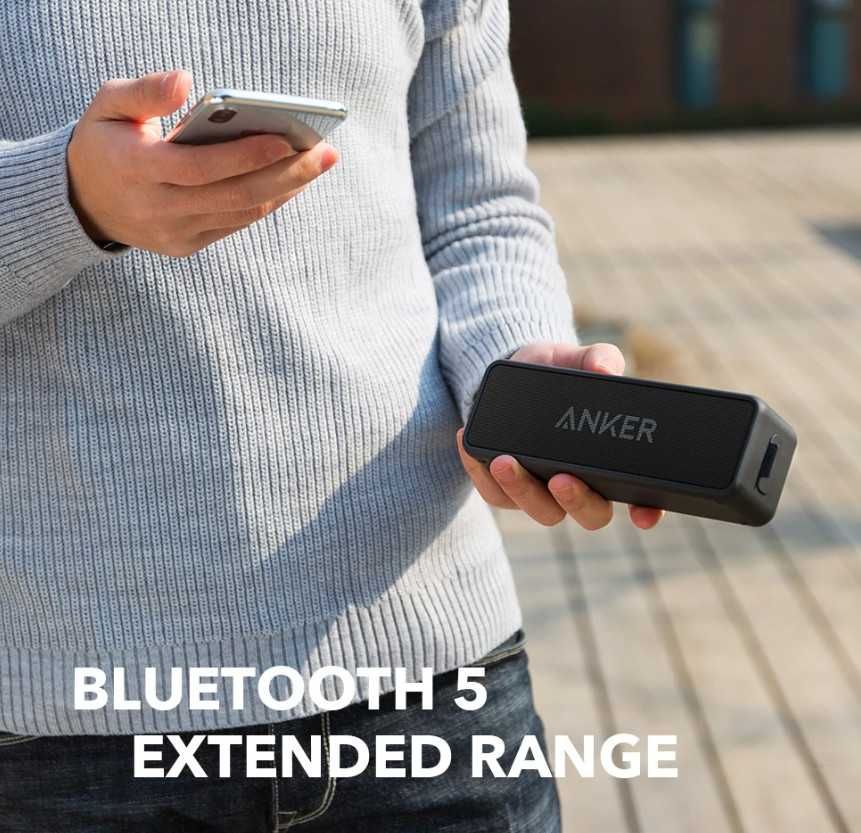 Новая Anker Sound Core 2 - Мощная блютуз-колонка-с гарантией -доставка