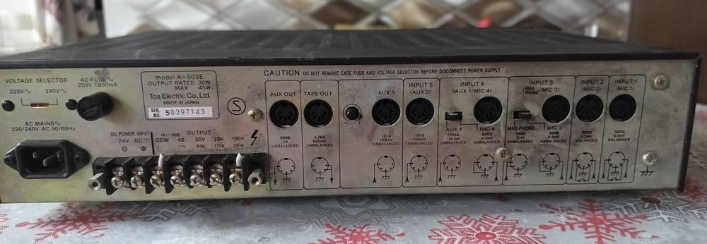 Amplificator TOA 500 A503E