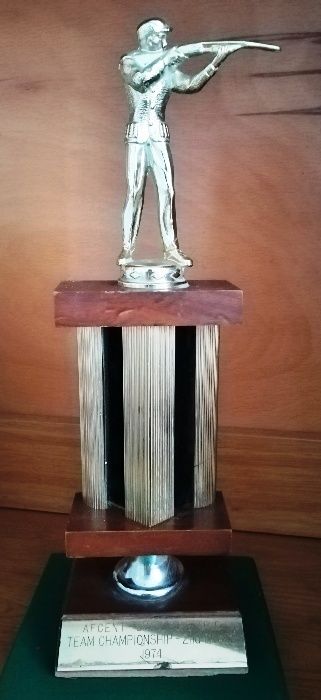 Statueta trofeu tir campionat 1974