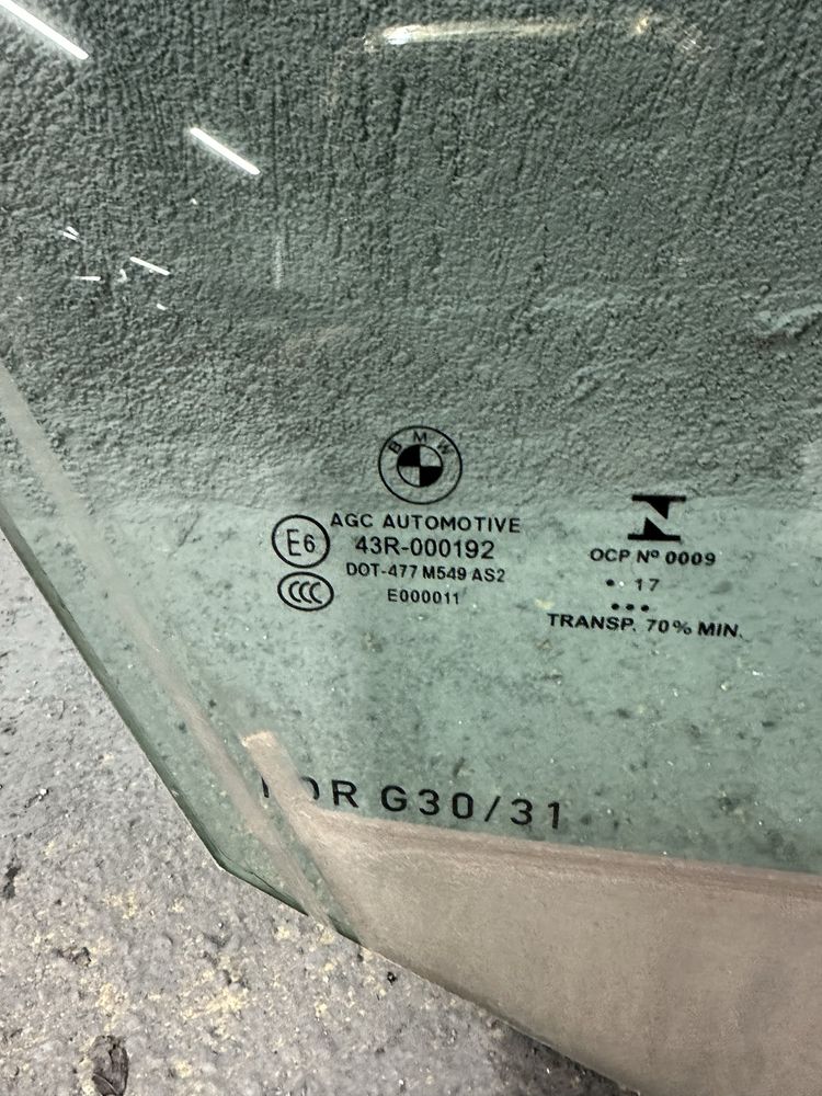 Bmw g30 g31 стъкло дясна врата предна