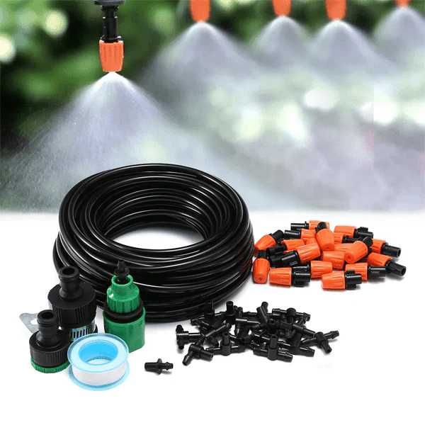 Охлаждаща система с водна мъгла, за двор, тераса, веранди 10, 20 и 25м