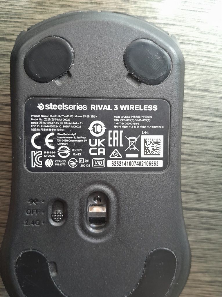 Мышь Steelseries Rival 3 Wireless