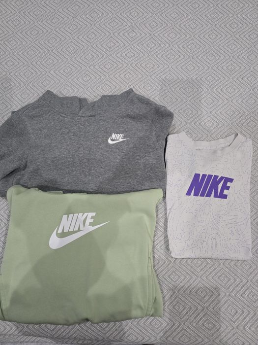 Nike суичери и тениска 134-147 см момиче