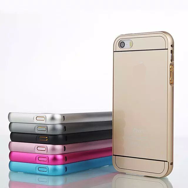 Husa / Bumper aluminiu + spate din acril pentru Iphone 6 / 6s